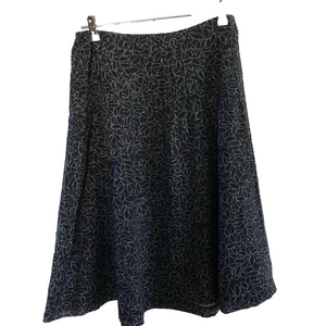 EUC ✨ Calvin Klein Navy Blue knee length skirt- size 8